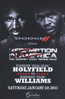 HOLYFIELD, EVANDER-SHERMAN LEWIS OFFICIAL PROGRAM (2011)