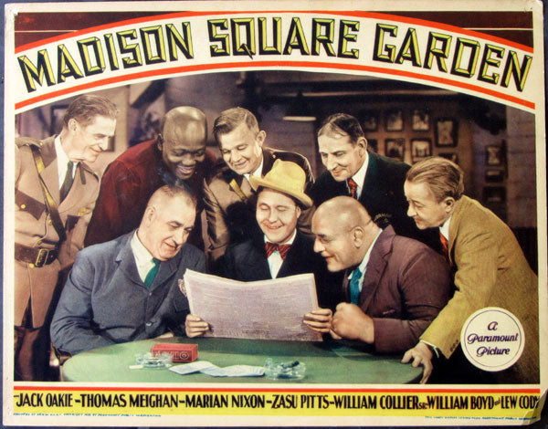 JOHNSON, JACK MOVIE LOBBY CARD (MADISON SQUARE GARDEN-1932)