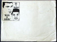 ALI, MUHAMMAD-TREVOR BERBICK OVERSIZED MAILING ENVELOPE (1981)