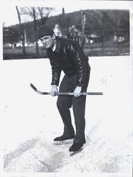 BRADDOCK, JAMES J. WIRE PHOTO (1931-TRAINING FOR SCHAAF)