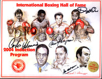 2004 BOXING HALL OF FAME INDUCTION PROGRAM (SIGNED)