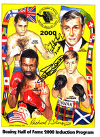 2000 BOXING HALL OF FAME PROGRAM (SIGNED)