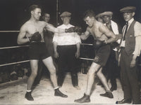 LOUGHRAN, TOMMY-MIKE MCTIGUE WIRE PHOTO (1927)