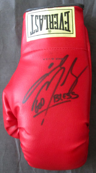 MANFREDDY, ANGEL SIGNED BOXING GLOVE