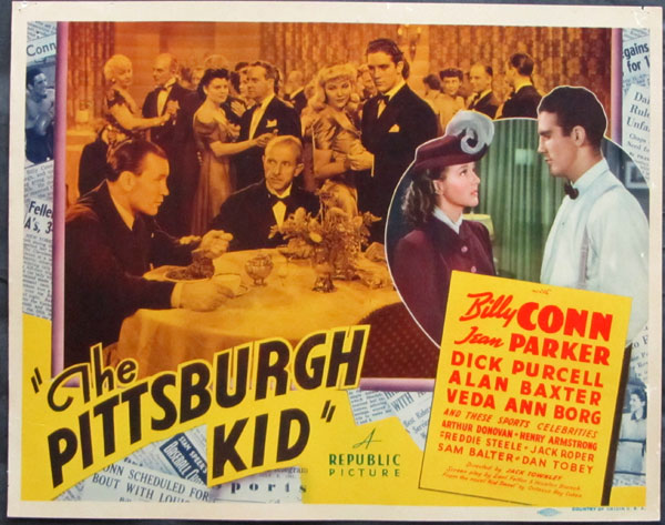 CONN, BILLY MOVIE LOBBY CARD (1940-THE PITTSBURGH KID)