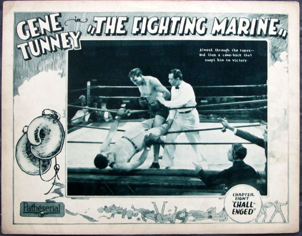 TUNNEY, GENE MOVIE LOBBY CARD (THE FIGHTING MARINE-1926)