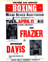 FRAZIER, JOE-JEFFERSON DAVIS ORIGINAL BROADSIDE (1967)
