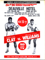 ALI, MUHAMMAD-CLEVELAND WILLIAMS CLOSED CIRCUIT BROADSIDE (1966)