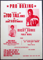 JONES, ED "TOO TALL"-ABRAHAM MENESES ON SITE POSTER (1979-JONE'S PRO DEBUT)