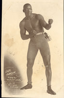JOHNSON, JACK REAL PHOTO POSTCARD