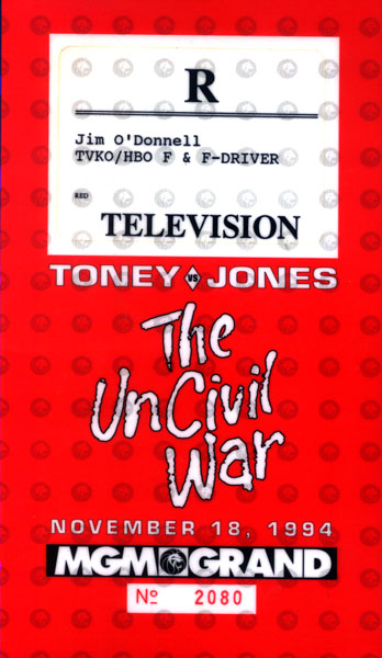 JONES, JR., ROY-JAMES TONEY CREDENTIAL (1994)