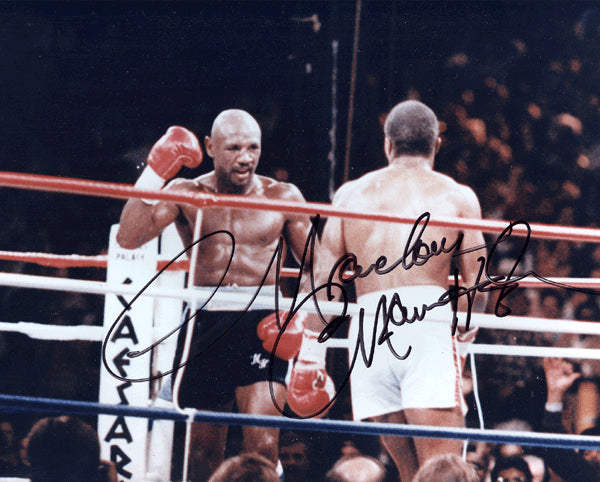 HAGLER, MARVELOUS MARVIN SIGNED PHOTO