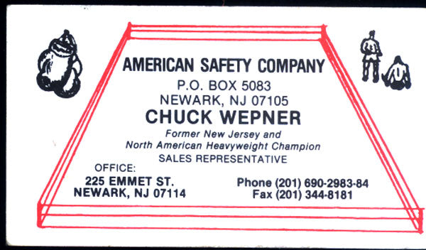 WEPNER, CHUCK BUSINESS CARD