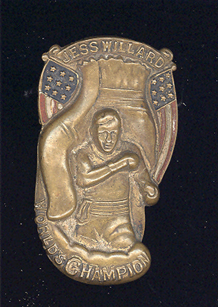 WILLARD, JESS SOUVENIR WATCH FOB (AS HEAVYWEIGHT CHAMPION)