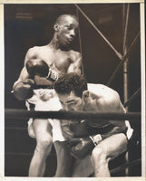 PEP, WILLIE-SANDY SADDLER WIRE PHOTO (1950)