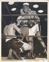 PEP, WILLIE-SANDY SADDLER WIRE PHOTO (1950)