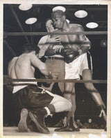 PEP, WILLIE-SANDY SADDLER WIRE PHOTO (1950)