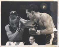 PEP, WILLIE-SANDY SADDLER WIRE PHOTO (1950)