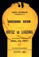 ORTIZ, CARLOS-ISMAEL LAGUNA DRESSING ROOM PASS (1967)
