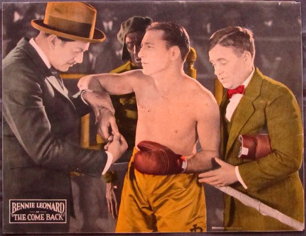 LEONARD, BENNY MOVIE LOBBY CARD (1924-FLYING FISTS-THE COMEBACK)