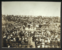 GANS, JOE-BATTLING NELSON LARGE FORMAT PHOTOGRAPH (1906)