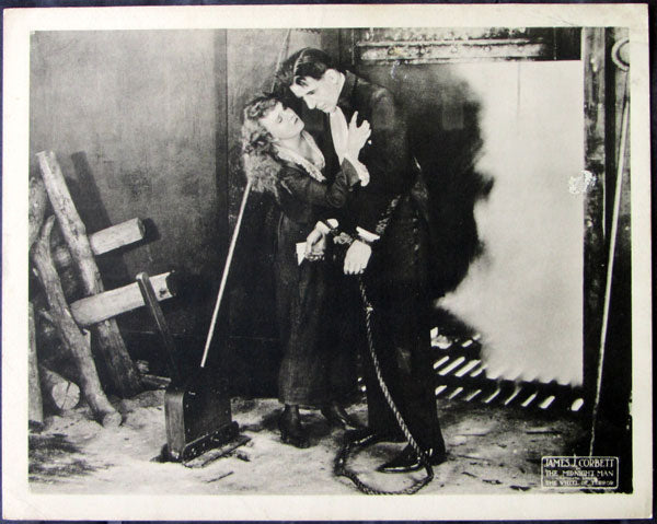 CORBETT, JAMES J. MOVIE LOBBY CARD (THE MIDNIGHT MAN-1919)