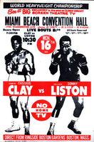 ALI, MUHAMMAD-SONNY LISTON II CLOSED CIRCUIT BROADSIDE (1964)