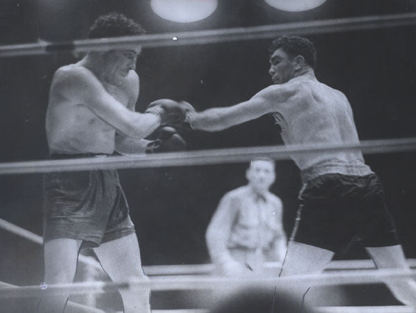 SCHMELING, MAX-MAX BAER WIRE PHOTO (1933)