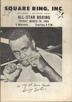 LISTON, SONNY-BILLY JOINER OFFICIAL PROGRAM (1969)