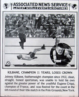 CRIQUI, EUGENE-JOHNNY KILBANE POST FIGHT POSTER (1923)