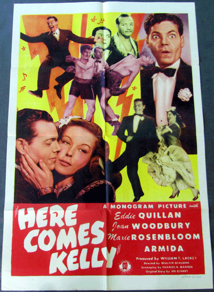 ROSENBLOOM, MAXIE MOVIE POSTER (HERE COMES KELLY-1943)