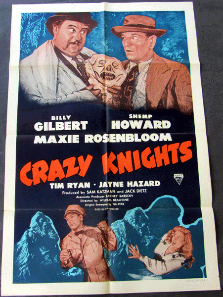 ROSENBLOOM, MAXIE MOVIE POSTER (CRAZY KNIGHTS-1944)