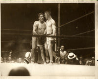 CRIQUI, EUGENE-JOHNNY DUNDEE WIRE PHOTO (1923)