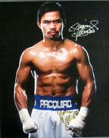 PACQUIAO, MANNY LARGE SIGNED PHOTO (16 x 20)