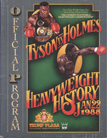 TYSON, MIKE-LARRY HOLMES OFFICIAL PROGRAM (1988)