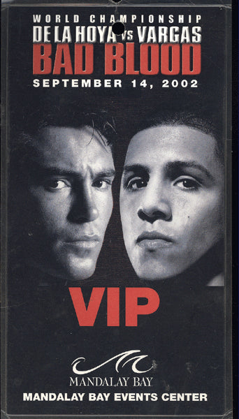 DE LA HOYA, OSCAR-FERNANDO VARGAS CREDENTIAL (2002)