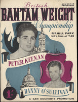 KEENAN, PETER-DANNY O'SULLIVAN OFFICIAL PROGRAM (1951)