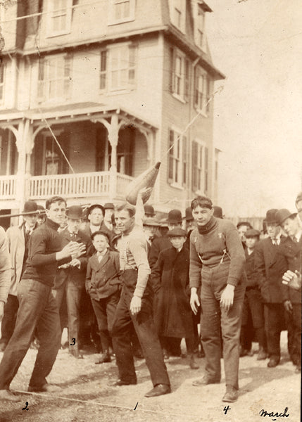 NELSON, BATTLING ANTIQUE PHOTO (1906-TRAINING FOR MCGOVERN)