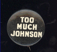 JOHNSON, JACK SOUVENIR PIN (1910-JEFFRIES FIGHT)