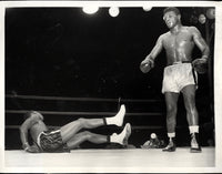 PATTERSON, FLOYD-TOMMY JACKSON WIRE PHOTO (1957-3RD ROUND)