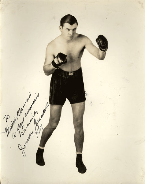 BRADDOCK, JIMMY SIGNED PHOTO (1937)