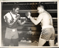 CHARLES, EZZARD & HARRY WILLS WIRE PHOTO (1954)