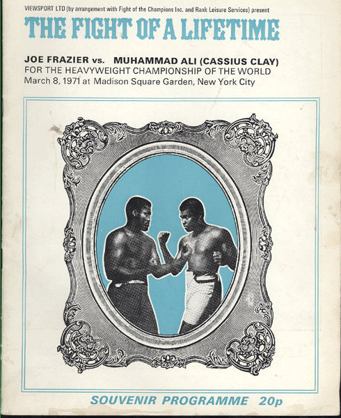 ALI, MUHAMMAD-JOE FRAZIER I SOUVENIR PROGRAM (1971)