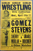 GOMEZ, PEPPER-RAY STEVENS ON SITE POSTER (1963)