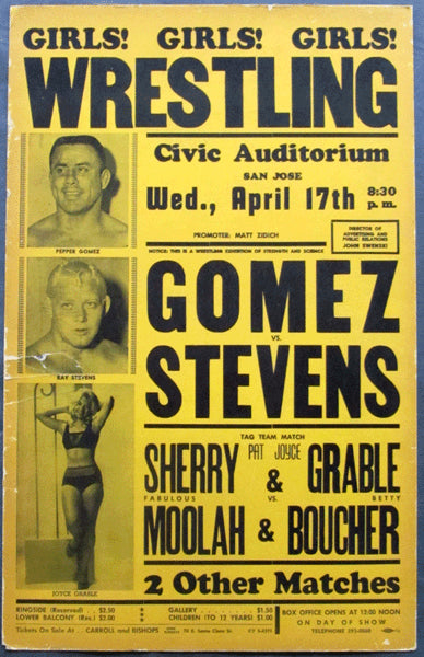 GOMEZ, PEPPER-RAY STEVENS ON SITE POSTER (1963)