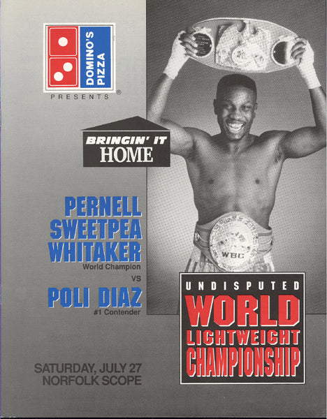 WHITAKER, PERNELL-POLI DIAZ & MOORER-STEWARTOFFICIAL PROGRAM (1991)