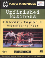 CHAVEZ, JULIO CESAR-MELDRICK TAYLOR II KING KRONICLE PROGRAM (1994)