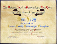 JEBY, BEN VETERAN BOXERS ASSOCIATION AWARD (1962)