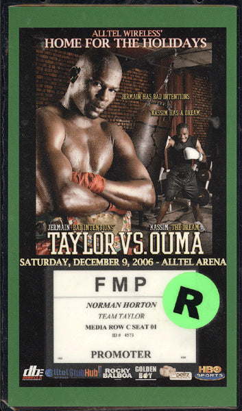 TAYLOR, JERMAIN-KASSIM OUMA CREDENTIAL (2006)