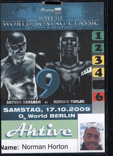 TAYLOR, JERMAIN-ARTHUR ABRAHAM CREDENTIAL (2009)